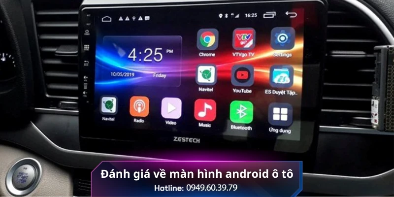 Đánh giá về màn hình android ô tô